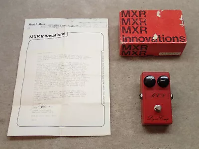 MXR Vintage 1970's Dyna Comp Pedal Early Script Logo With Original Box • $337.46