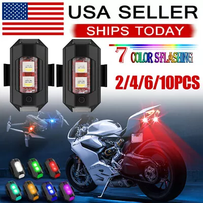 7 Colors LED Anti-collision Warning Strobe Light For Chargeable Motorcycle Drone • $6.86