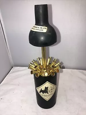 Vtg Black & White Buchanan's Scotch Whiskey Musical Cigarette Dispenser • $100