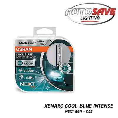 OSRAM Xenarc Cool Blue Intense Next Gen D2S 6200K HID Bulb (Twin) +150% Light • $106.74