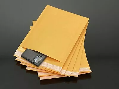 50-500 Kraft Bubble Mailer Padded Envelopes Shipping Bags All Size Made In USA • $36.33