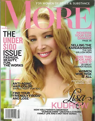 More Magazine Lisa Kudrow Under 100 Issue Mary Crowley Chris Jenner Fashion • $20.66