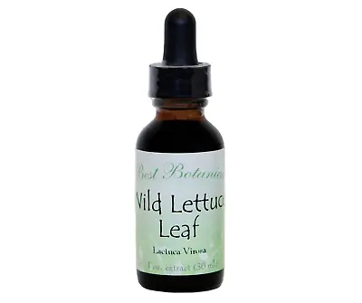 Wild Lettuce Leaf Extract Herbal Tincture W/ Dropper - Free Sample + Free Ship • $25.37
