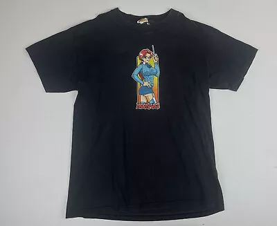 Vintage 1990s Hook-Ups Skateboards Miss Kawasaki Teacher T-Shirt - Jeremy Klein • £99