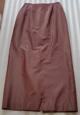 Kay Unger Petite Purple Silk Long Maxi Skirt  Size 6P • $19.99