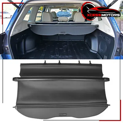 For 19-24 Subaru Forester Retractable Cargo Cover Luggage Privacy Shield - Black • $74.93