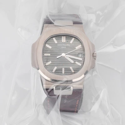 £56296.02 • Buy Patek Philippe Nautilus Automatic White Gold Mens Strap Watch Date 5711G-001