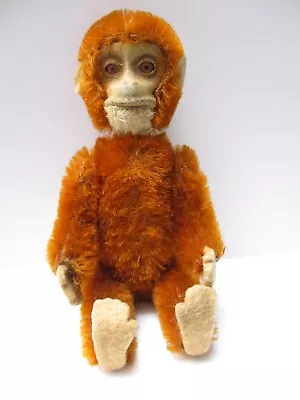 Antique ~ Schuco ~ Mohair ~ Monkey ~  5  ~ Perfume Bottle ~ Fully Jointed ~ • $150