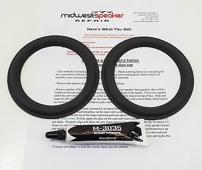 Boston Acoustics HD5: 5  Woofer Foam Speaker Repair Kit - FREE SHIPPING! • $19.76