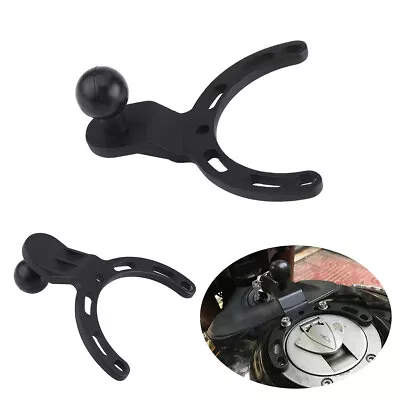 Motorcycle ATV Gas Tank Mount GPS Phone Camera Bracket With M5 M6 Washers Bolts • $18.89