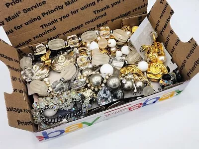 Costume Jewelry Lot - Gold Silver Chunky Wearable Vintage & Modern • $20