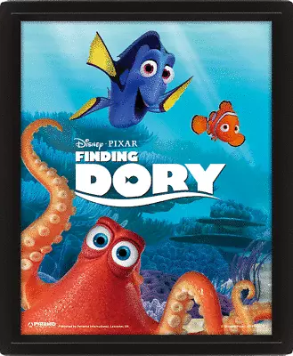 £6.99 • Buy Finding Dory Disney Pixar Dimension 3d Box Lenticular Frame New & Ready To Hang
