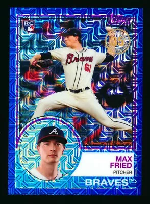 2018 Topps Chrome Max Fried Rc '83 Blue Mojo Refractor Braves Rookie Sp #63/150! • $0.99