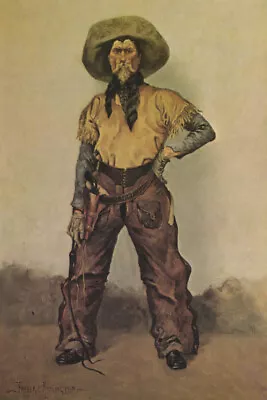 Cowboy By Frederic Remington Vintage Western Giclee Art Print + Free Shipping • $49