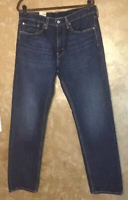 Levis 505 Jeans Mens Regular Fit Straight Leg Blue Jeans-Size 32x34 NWT • $31.99