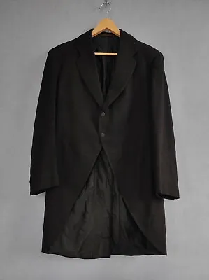 Vintage Men’s 1880s-1910s Victorian/Edwardian Era Bespoke Morning Coat • $180