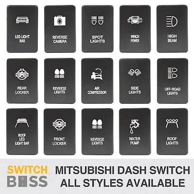 $18.90 • Buy Push Switch LED 39 STYLES Mitsubishi SMALL OEM Replacement Triton MQ Pajero