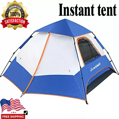 2-4 Man Person Pop Up Instant Tent Family Camping Outdoor Family Tent Hiking NEW • $169.99