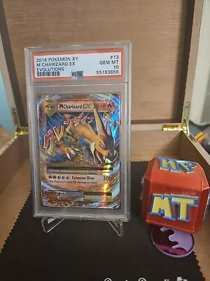 Pokemon TCG Mega M Charizard EX 13/108 Ultra Rare XY Evolutions Card PSA 10 • $107