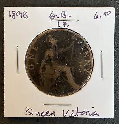 GB 1898 Queen Victoria - 1 Penny Coin • $2.54