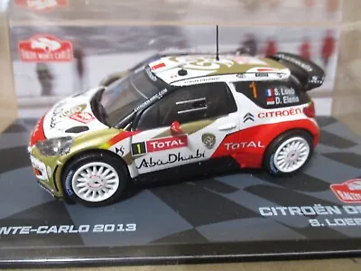 Altaya World Rally Monte Carlo  Series 2013 Citroen DS3 WRC  1:43 Scale Diecast • $24.64