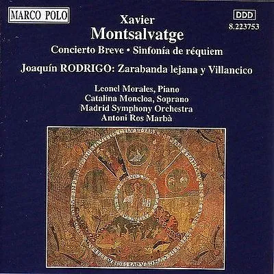 Montsalvatge: Concierto Breve / Sinfonia De Requiem / Rodrigo: Zarabanda Lejan.. • $3.81