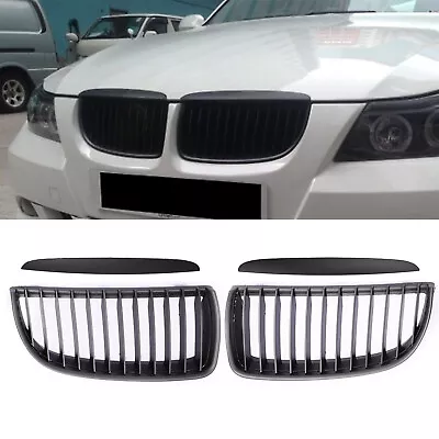 Grill For BMW Matte Black Kidney Sport Front 3 Series E90 E91 Pre-LCI 328i 330xi • $23.09