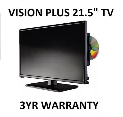 Vision Plus 21.5  12/24 Volt Led Tv/dvd/freeview/freesat Motorhome 07-5130/28 • £255