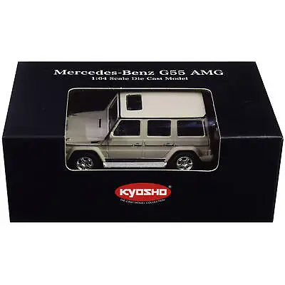 Kyosho 1/64 Scale Diecast Model Car Mercedes Benz G55 AMG Detailed Exterior Gray • $34.62
