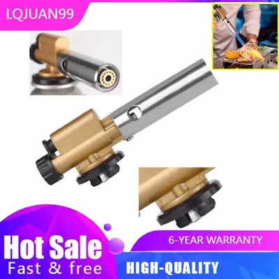 £8.91 • Buy Butane Gas Blow Torch Burner Welding Auto Ignition Soldering BBQ Flame Thrower
