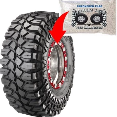 $36.99 • Buy (4- 14oz) Tire Balance Beads Checkered Flag Kit Includes 14 Ounce Bead Bags