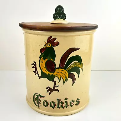Poppytrail By Metlox Rooster Cookie Jar Vintage Made In USA California • $45