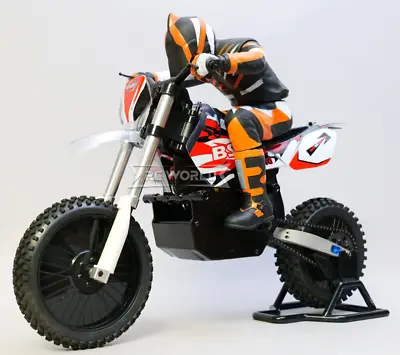 RC 1/4 DIRT BIKE Brushless High Power MOTO Gyro Stabilization 2.4ghz Radio RTR • $329.99