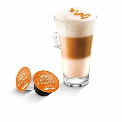 Nescafé Dolce Gusto LATTE MACCHIATO CARAMEL 16 Pods W/o Box SHIPS FREE • $14.95