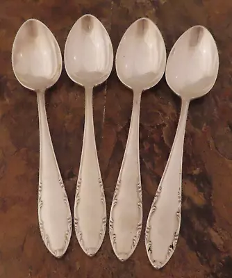 Gowe 90 Germany 4 Teaspoons Coffee Spoon Rostfrei Vtg Silverplate Flatware Lot C • $32.47