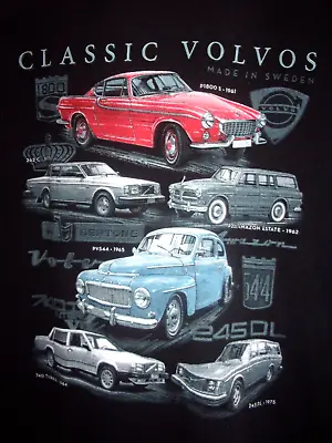 MADE IN SWEDEN CLASSIC VOLVO'S Black XL T Shirt • $16.62