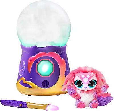 Magic Mixies Magical Misting Crystal Ball With Interactive 8 Inch Pink Plush Toy • $62.38