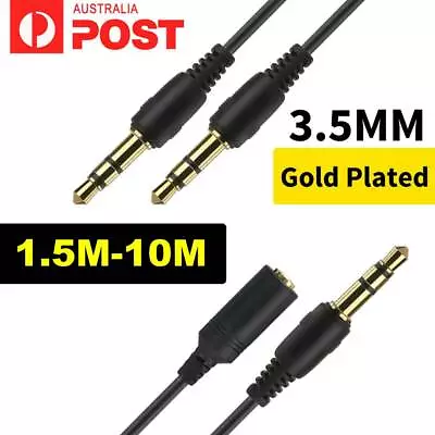 AUX Male To Male/ Female Cable Audio 3.5mm Headphone Stereo Extension Cord • $4.95