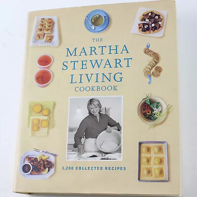 The Martha Stewart Living Cookbook Martha Stewart 2000 Hardcover • $6