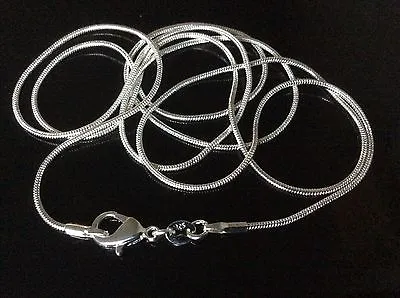 🇬🇧 925 Silver Snake Chain 🔥  Extra Long 🔥 28 - 30  🔥 FREE Gift Bag 🇬🇧 • £4.25