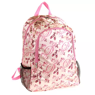 Pink Ballerina Dance Girls Large Sized School Sport School Backpack Shoulder Bag • $18.45