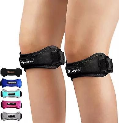 2 Pack Knee Braces For Knee Pain Patella Knee Support Strap Adjustable Patella • $17.91