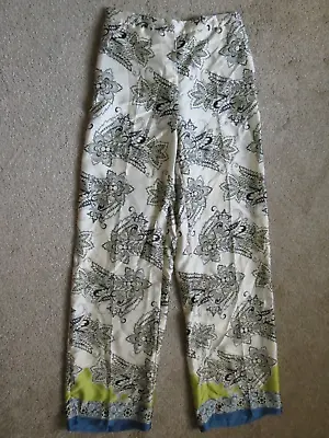 $14.99 • Buy Zara Paisley Elastic Waist Pants -size M