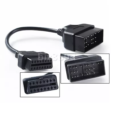 22Pin OBD1 To 16Pin OBD2 Converter Adapter Cable For Toyota Diagnostic Scanner  • $17.68