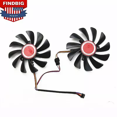 NEW Graphics Card Dual Fan For XFX RX580 584 588 95mm Video Card Cooler Fan • $12.59