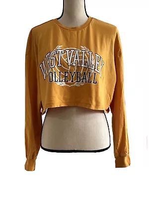 Divided H&M Womens Top  WEST VALLEY VOLLEYBALL  Crop Top Size Large • $9.99