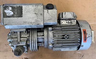$450 • Buy Busch Vacuum Pump 07622 W/ Leroy Somer Motor Ls 80l1 208 V 3 Ph