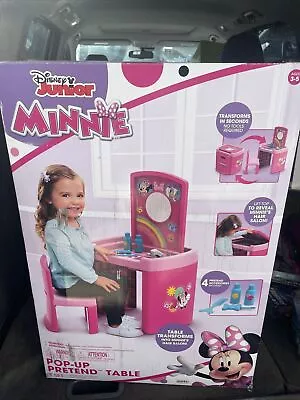 Minnie Mouse Pop Up Pretend Table & Chair Set Transform In Seconds • $39.99