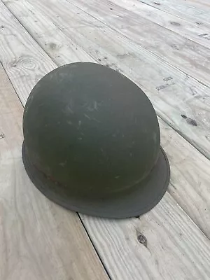 US Military Old School Steel Pot Helmet. FAST-SHIPPING • $54.99