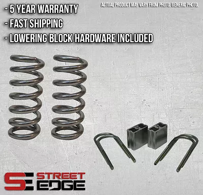 82-04 S-10/S-15 Sonoma Ext Cab 4cyl 2WD 2  Front & 3  Rear Lowering Kit • $203.38